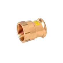 M-Press Copper Gas Straight Female Adapter 35mm x 1 1/4"