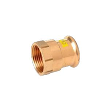 M-Press Copper Gas Straight Female Adapter 42mm x 1 1/2"