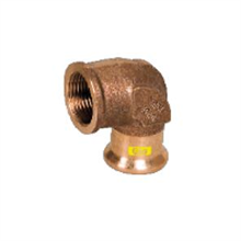 M-Press Copper Gas Female Bend 90° 15mm x 1/2" 7931015012