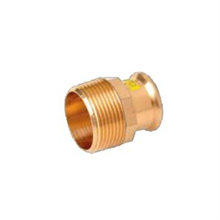 M-Press Copper Gas Straight Male Adapter 54mm x 2"