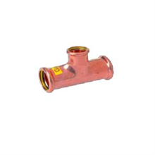 M-Press copper Gas Reducing Tee 42mm x 15mm x 42mm 79110421542