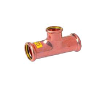  M-Press copper Gas Reducing Tee 28mm x 15mm x 28mm
