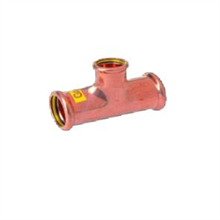 M-Press copper Gas Reducing Tee 35mm x 28mm x 35mm 79110352835