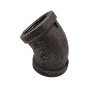 This is an image of a Black Iron 40mm 45 Degree Elbow.