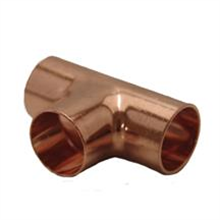 28mm Copper Endfeed Equal Tee (Bag of 10)
