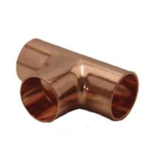 This is an image of a 54mm Copper Endfeed Equal Tee
