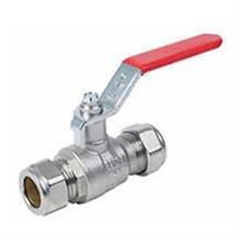 High Quality Red Handle Compression Ball Valve 15mm