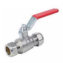 High Quality Red Handle Compression Ball Valve 35mm