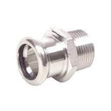M-Press Stainless Steel Male Adapter 15mm x 1/2"