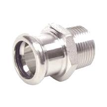 M-Press Stainless Steel Male Adapter 54mm x 2"