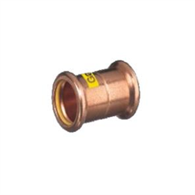 Straight Coupling 22mm - Copper Gas | M-Press | Press Fit