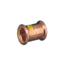 Straight Coupling 76mm - Copper Gas | M-Press | Press Fit