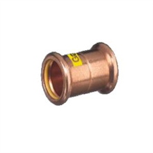 Straight Coupling 18mm - Copper Gas | M-Press | Press Fit