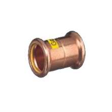 Straight Coupling 35mm - Copper Gas | M-Press | Press Fit