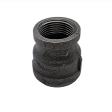 This is an image of a Black Iron 20mm x 8mm Reducing Socket.