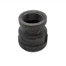 This is an image of a Black Iron 25mm x 20mm Reducing Socket.