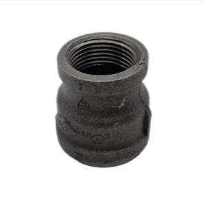 This is an image of a Black Iron 40mm x 20mm Reducing Socket.