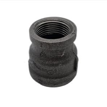 This is an image of a Black Iron 25mm x 8mm Reducing Socket.