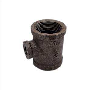 This is an image of a Black Iron 15mm x 10mm Reducing Tee.