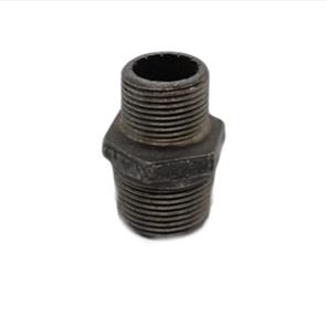 This is an image of a Black Iron 25mm x 15mm Reducing Hex Nipple.