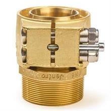 This is an image of a HILINE eFLEX Male Adaptor Brass Screw Connection 