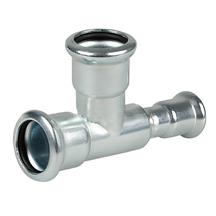 M-Press Carbon Steel Centre and End Reducing Tee