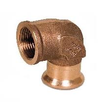 M-Press Copper Female Bend 90